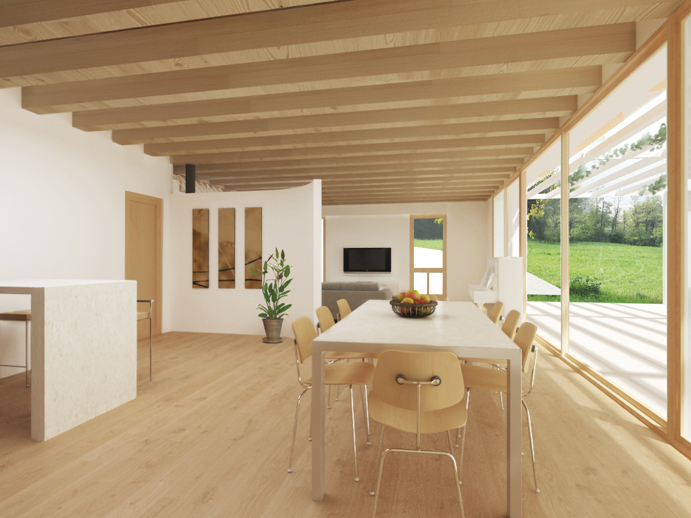 Casa in legno ecologica passiva villa collina campagna ampliamento ... Ristrutturare casa campagna