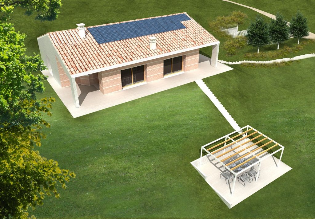 Casa ecologica passiva a maser (treviso). case in legno, case ... Progetto casa ecologica