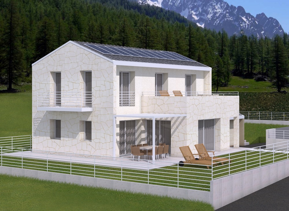 Case ecologiche passive a belluno e case in legno, veneto ... Progetto casa ecologica